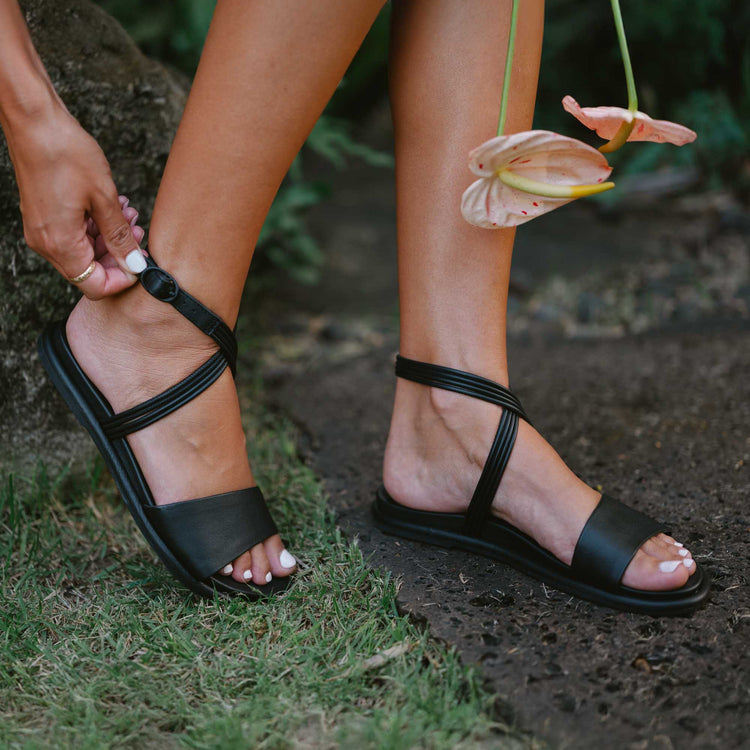 Women’s Leather Strappy Sandals