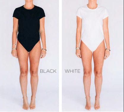 Hancock Bedford Crewneck Bodysuit In Black
